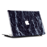 Macbook Case | Marble Collection - Silk Dark Black Marble - Case Kool