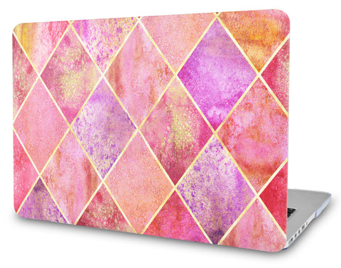 KECC Macbook Case with Cut Out Logo | Pink Diamond