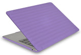 KECC Macbook Case with Cut Out Logo + Keyboard Cover | Color Collection - Purple Luggage