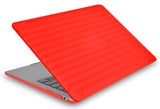 KECC Macbook Case with Cut Out Logo + Keyboard Cover | Color Collection - Red Luggage