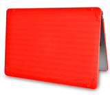 KECC Macbook Case with Cut Out Logo | Color Collection - Red Luggage