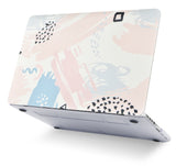 KECC Macbook Case with Cut Out Logo + Keyboard Cover and Screen Protector Package | Watercolor Paint 2