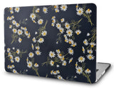 KECC Macbook Case with Cut Out Logo | Oil Painting Collection - White Daisies