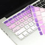 Macbook Ultra-Thin Keyboard Cover - Faded Ombre Purple (US/CA keyboard) - Case Kool