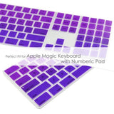 Magic Keyboard Cover with Numeric Keypad MQ052LL/A - Purple & Deep Purple (US/CA keyboard) - Case Kool