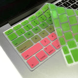 Macbook Ultra-Thin Keyboard Cover - Faded Ombre Green & Pink (US/CA keyboard) - Case Kool