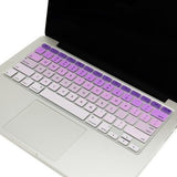 Macbook Ultra-Thin Keyboard Cover - Faded Ombre Purple (US/CA keyboard) - Case Kool